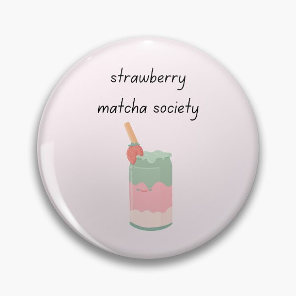 Item preview, Strawberry Matcha Society – Trendy Café Aesthetic Drink Design designed and sold by My Gluten Free Life UK.