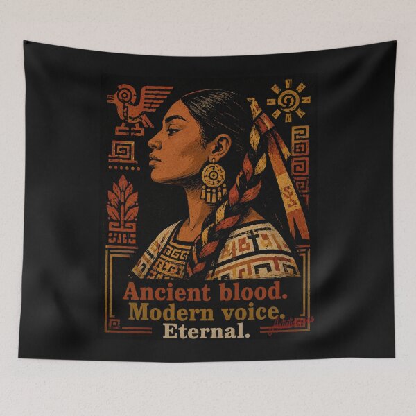 Item preview, Lila Downs Eternal Zapotec Voice Portrait designed and sold by Artisticanvas.