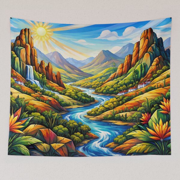 Item preview, Sunny Valley Landscape designed and sold by cuprum.