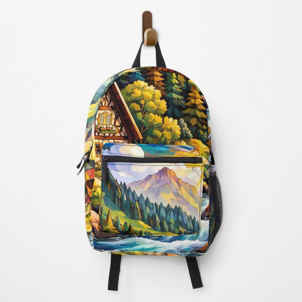 Item preview, Mountain Stream and Cozy Cabins designed and sold by cuprum.
