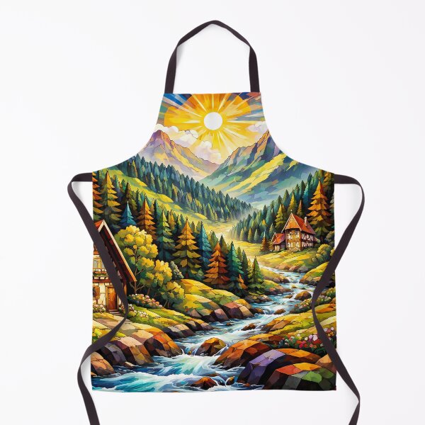 Item preview, Mountain Stream and Cozy Cabins designed and sold by cuprum.