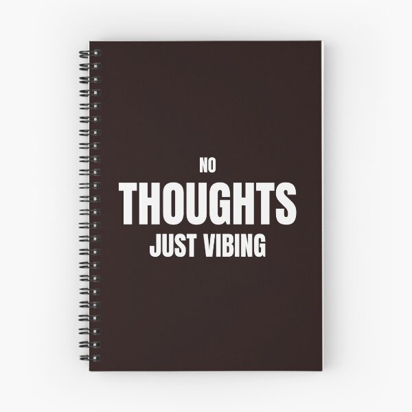 Item preview, No Thoughts Just Vibing – Funny Chill Meme Quote designed and sold by ArtPer-design.