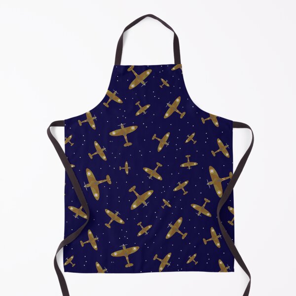 Item preview, Spitfire War Planes in Flight on Navy Blue designed and sold by CreativeTwins.