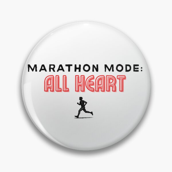 Item preview, Marathon mode: All heart (Running) designed and sold by RunningWhiskers.