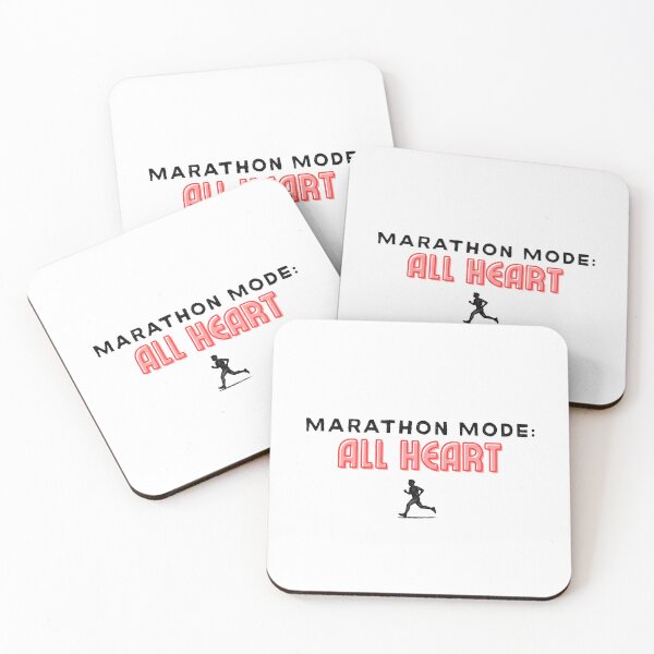 Item preview, Marathon mode: All heart (Running) designed and sold by RunningWhiskers.
