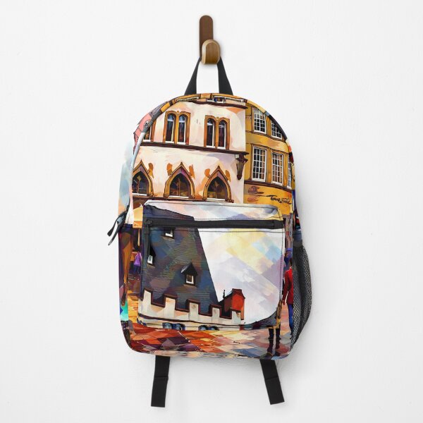 Item preview, Vibrant European Town Square designed and sold by cuprum.