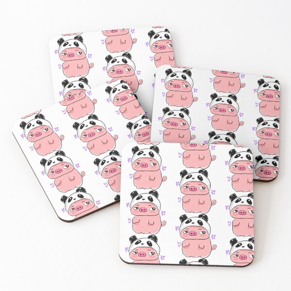 Item preview,    Awkward Animal Hats Club - Panda Piggy designed and sold by Ganj1l.