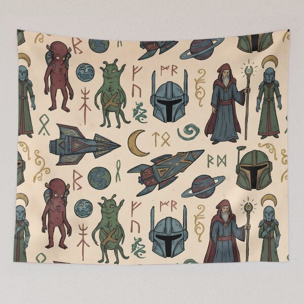 Item preview,  Warriors Creatures Reality Fantasy Artistic Expression Art Design designed and sold by ART ATTACK ZONE.