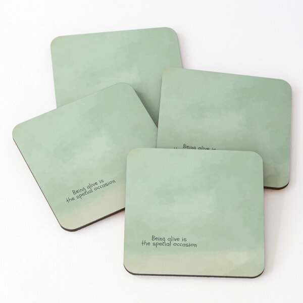 Item preview, Being Alive Is the Special Occasion – Mindfulness Quote Print designed and sold by fairiesandtales.