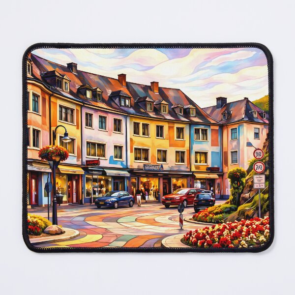 Item preview, Charming European Street Scene designed and sold by cuprum.