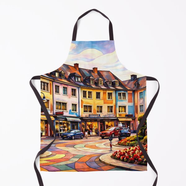 Item preview, Charming European Street Scene designed and sold by cuprum.