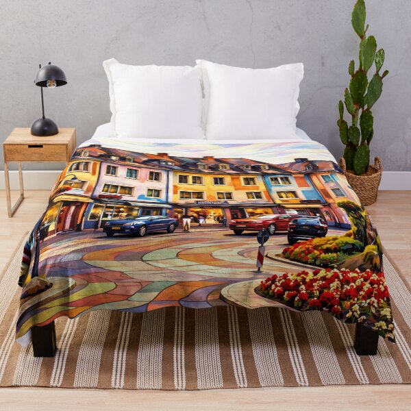 Item preview, Charming European Street Scene designed and sold by cuprum.