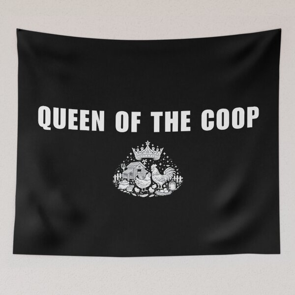 Item preview, Queen of the Coop - Chicken Keeper Vintage Farmyard designed and sold by SidTastic .