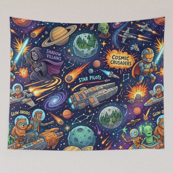 Item preview, Cosmic Creatures Reality Fantasy Artistic Expression Art Design designed and sold by ART ATTACK ZONE.