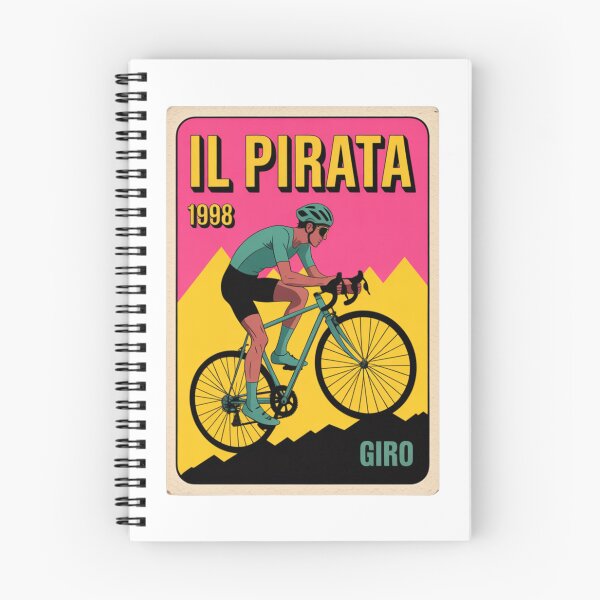 Item preview, Il Pirata 1998 Giro Vintage Cycling Card Sticker designed and sold by LukaRealm.