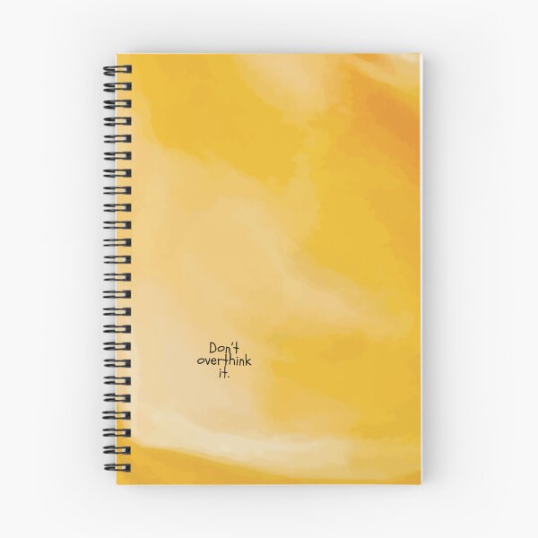 Item preview, Don't Overthink It – Minimalist Mental Health Quote Print designed and sold by fairiesandtales.