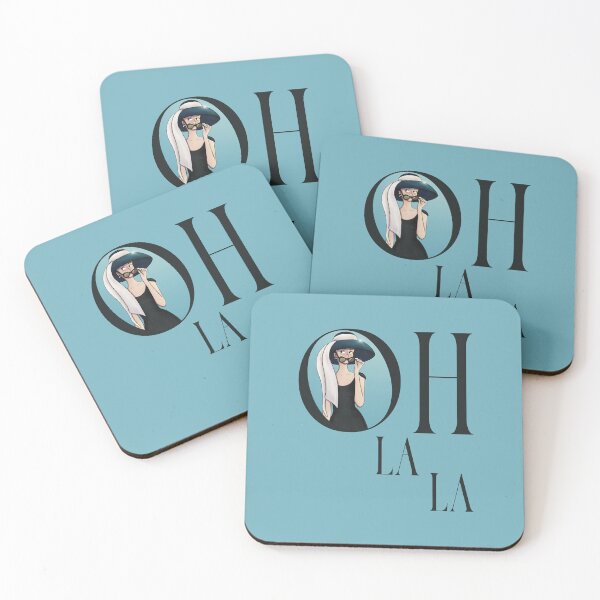 Item preview, Oh La La AUDREY (on Aqua) designed and sold by PawsitiveMum3.
