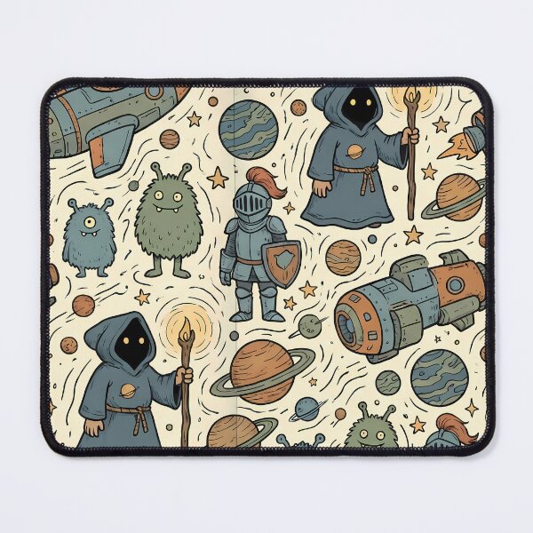 Item preview, Spaceship Creatures Reality Fantasy Artistic Expression Art Design designed and sold by ART ATTACK ZONE.