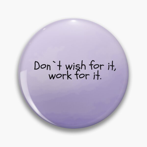 Item preview, Don't Wish For It Work For It – Motivational Hustle Quote Print designed and sold by fairiesandtales.