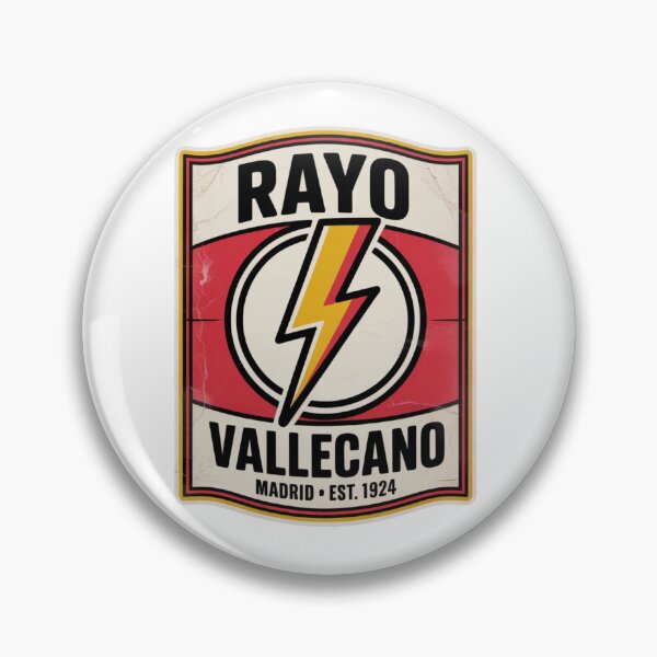 Item preview, Insignia vintage del Rayo Vallecano, Madrid (pegatina) designed and sold by LukaRealm.