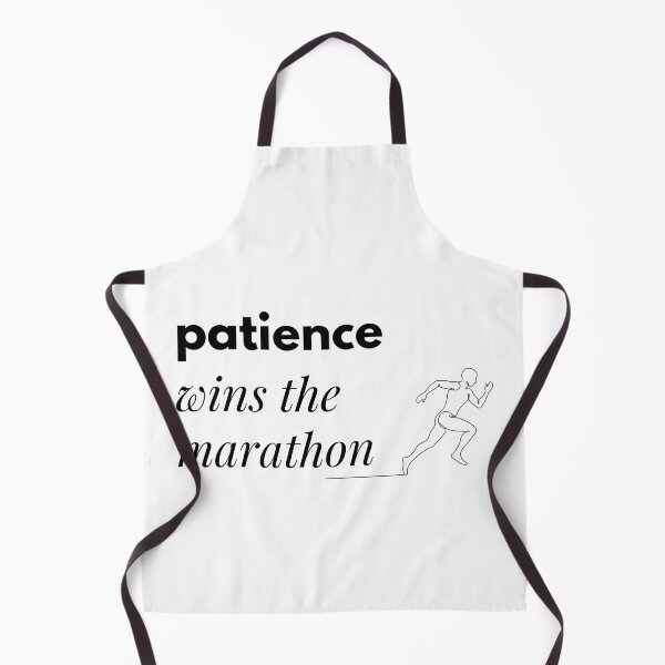 Item preview, Patience wins the marathon (Running) designed and sold by RunningWhiskers.