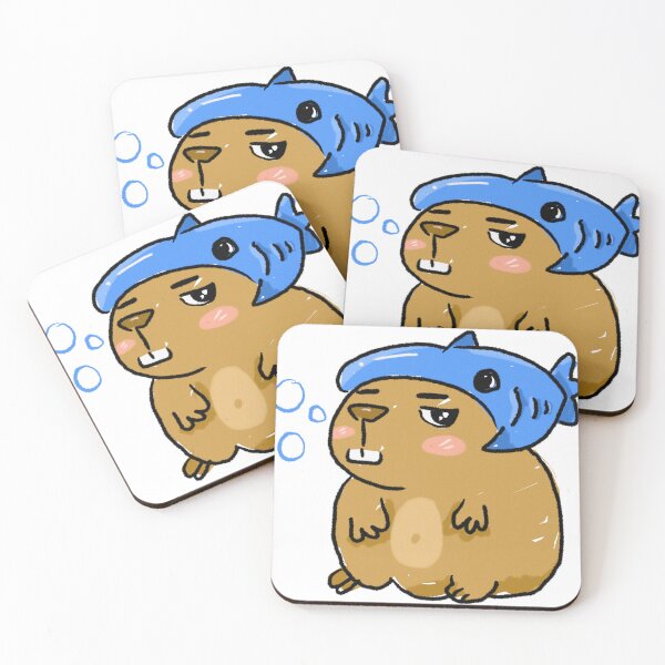 Item preview,     Awkward Animal Hats Club - Fish Capybara designed and sold by Ganj1l.