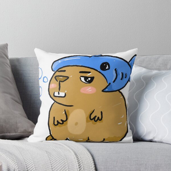 Item preview,     Awkward Animal Hats Club - Fish Capybara designed and sold by Ganj1l.