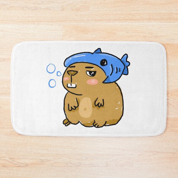 Item preview,     Awkward Animal Hats Club - Fish Capybara designed and sold by chupichapa.
