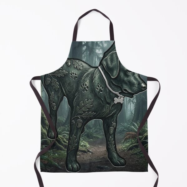 Item preview, Mystical Forest Black Labrador Retriever designed and sold by AirCrayons27.