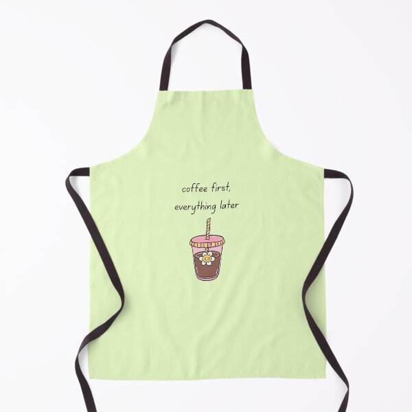 Item preview, Coffee First, Everything Later – Minimalist Coffee Lover Design designed and sold by My Gluten Free Life UK.
