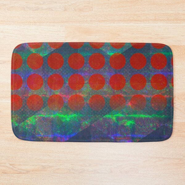 Item preview, Red circles in synthetic pop designed and sold by IsabelQuincoces.