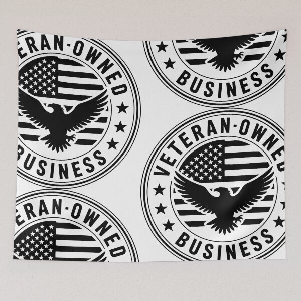 Item preview, Veteran-owned (USA Pride—American Eagle in Flight) designed and sold by CDUSA2025.