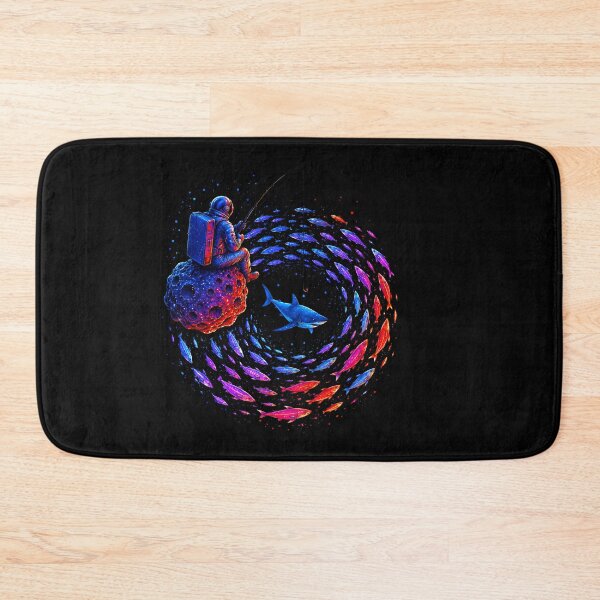 Item preview, Colorful Astronaut Fishing designed and sold by TeeARTHY.