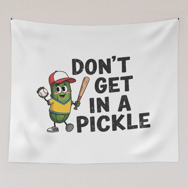 Item preview, Don't Get In A Pickle, Baseball, Funny Baseball, Cucumber Baseball, Basebal mama, Baseball Mom  designed and sold by toongstudio.