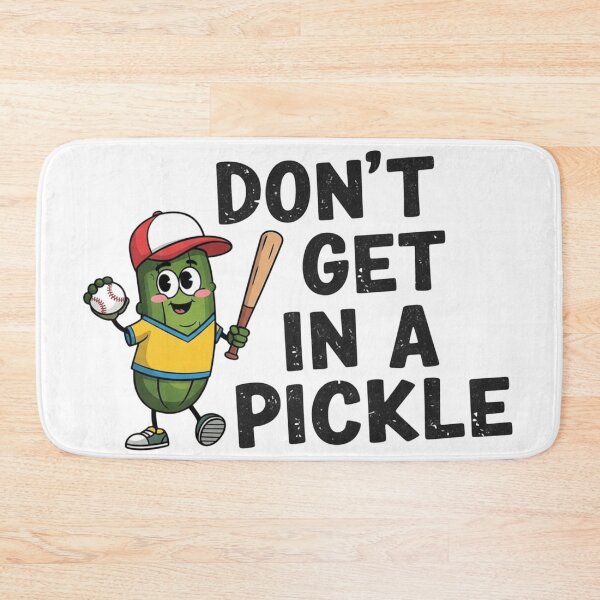 Item preview, Don't Get In A Pickle, Baseball, Funny Baseball, Cucumber Baseball, Basebal mama, Baseball Mom  designed and sold by toongstudio.