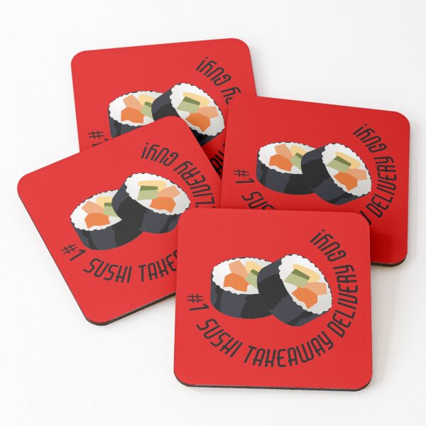Item preview, Number 1 Sushi Takeaway Delivery Guy designed and sold by CreativeTwins.
