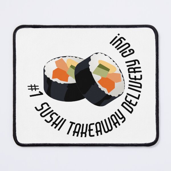 Item preview, Number 1 Sushi Takeaway Delivery Guy designed and sold by CreativeTwins.