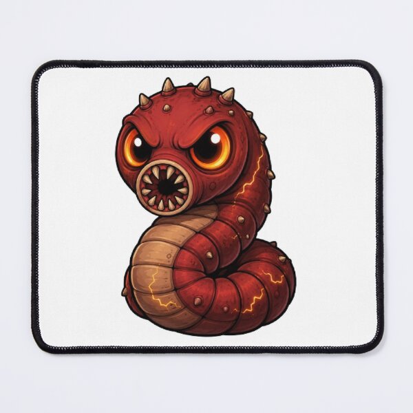 Item preview, Mongolian Death Worm Cryptid Mascot Design designed and sold by The Dark Files.