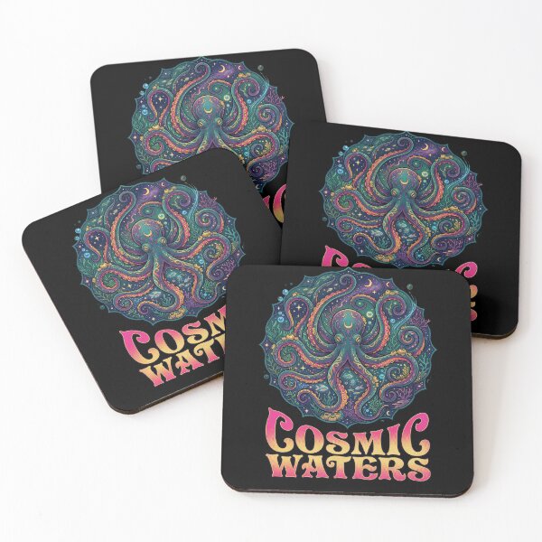 Item preview, Cosmic Octopus Psychedelic Mandala Ocean Art designed and sold by AvalonMoss.