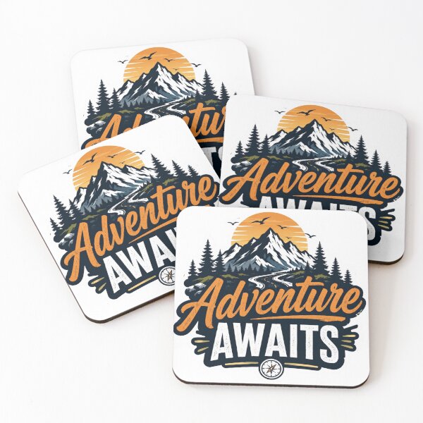 Item preview, adventure awaits designed and sold by Omanut Studio — By Ashwin..