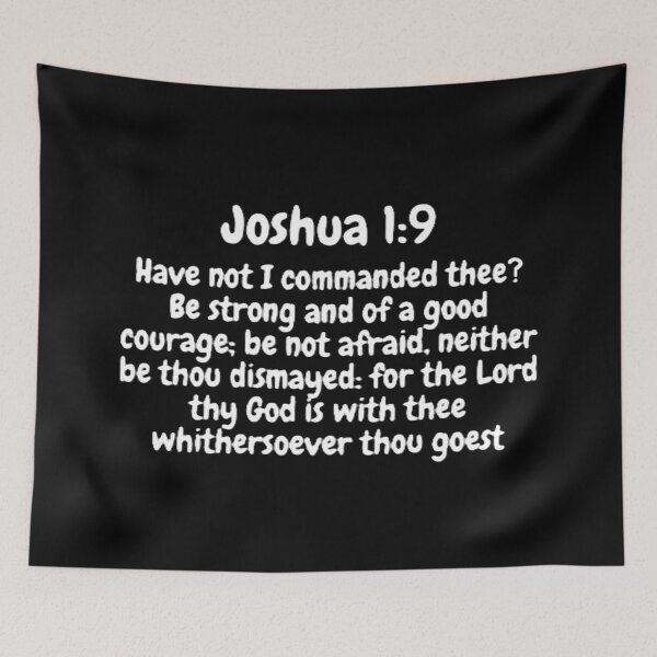 Item preview, Joshua 1:9 designed and sold by AllAroundArtist.