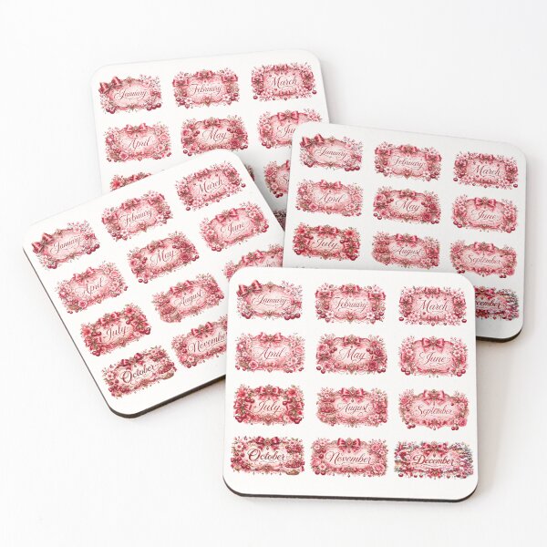 Item preview, Cherry Month Labels designed and sold by looplandger.