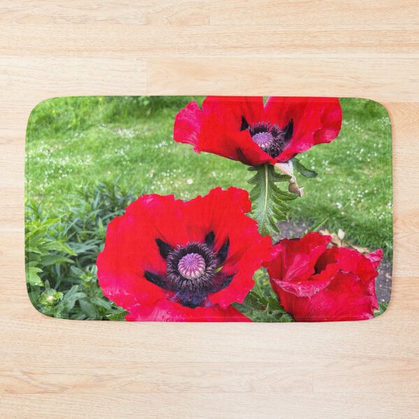 Item preview, Vivid Blood Red Poppies in Spring Sunshine designed and sold by Violaman.