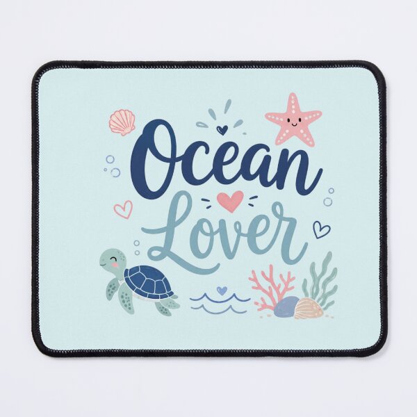 Item preview, Ocean Lover Cute Sea Turtle & Starfish Coastal Beach Aesthetic Design designed and sold by Sanika arts .