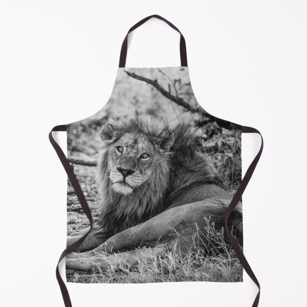 Item preview, A Wounded Lion In Black and White designed and sold by Kay Brewer.