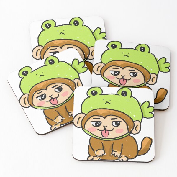 Item preview,     Awkward Animal Hats Club - Frog Monkey designed and sold by chupichapa.