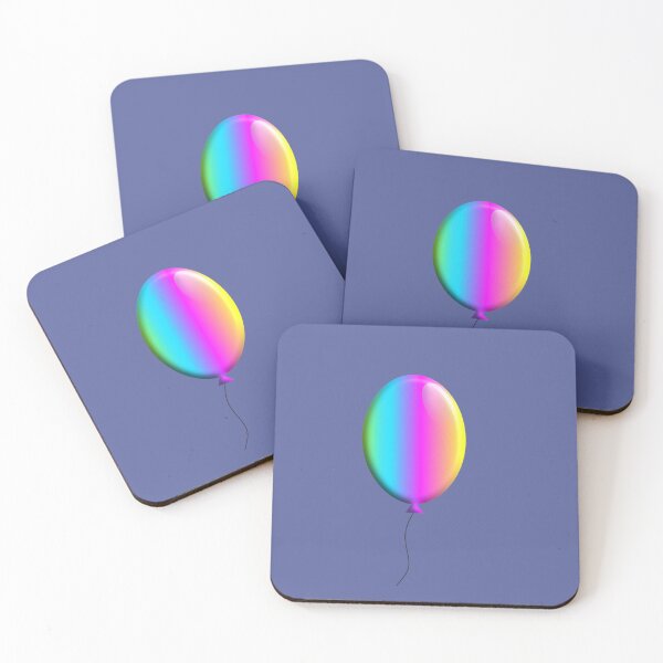 Item preview, Cute Rainbow Balloon Glossy Neon Colorful Graphic designed and sold by SolutionsArt.