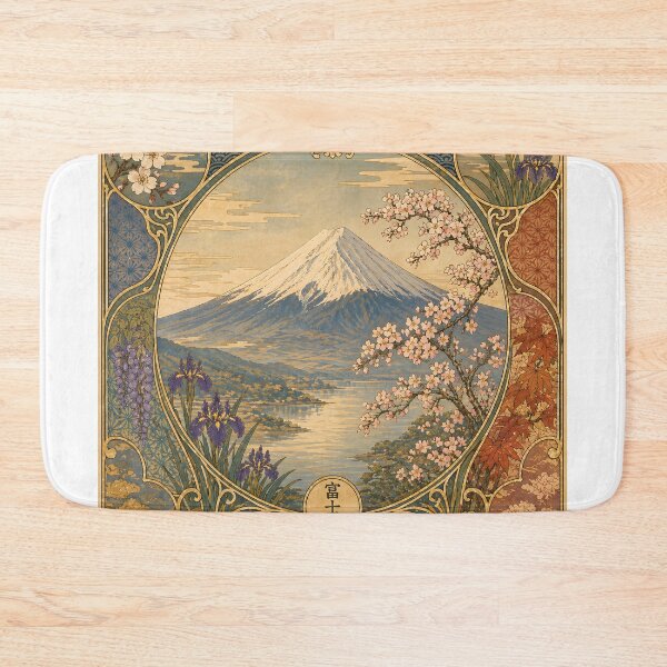 Item preview, Mount Fuji Japan Landscape – Traditional Japanese Art Fuji Mountain designed and sold by XODAD.