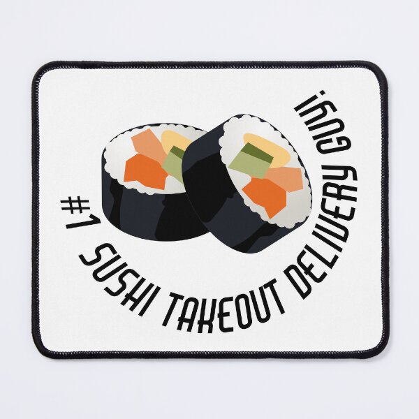 Item preview, Sushi Delivery Guy designed and sold by CreativeTwins.