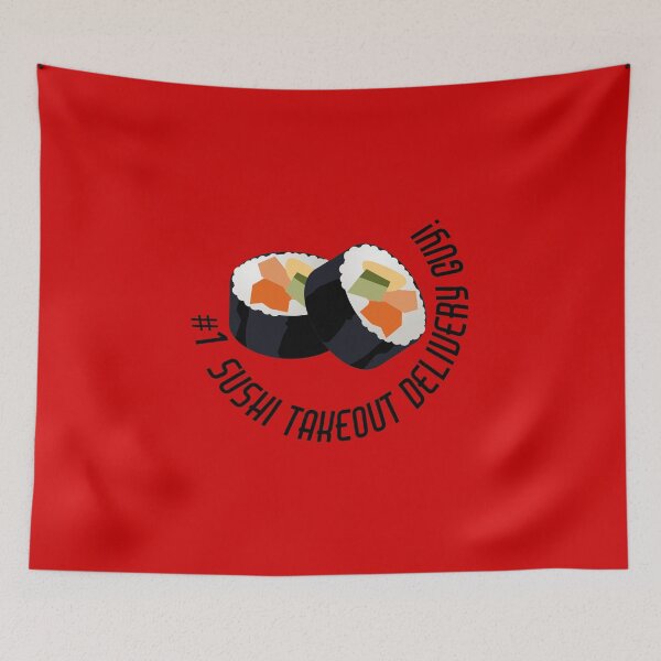 Item preview, Sushi Delivery Guy designed and sold by CreativeTwins.